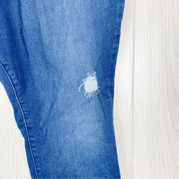 Good American | High Rise Good Waist Ankle Skinny Jeans Size 24 - Picture 7 of 12